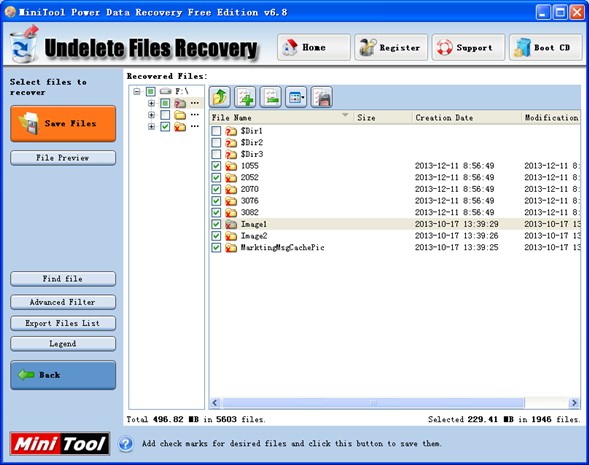 free files recovery software