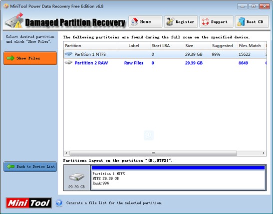 Operating interface two