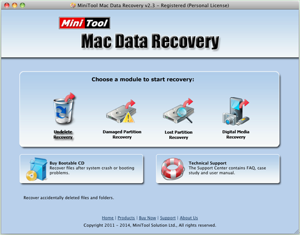 Main-interface-of-MiniTool-Mac-Data-Recovery