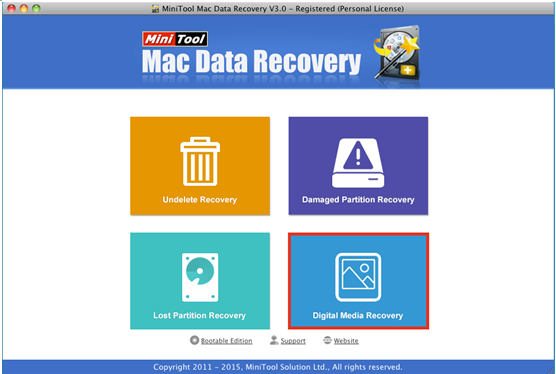 Choose - digital - media - recovery - to - recover - deleted - Mac - photos