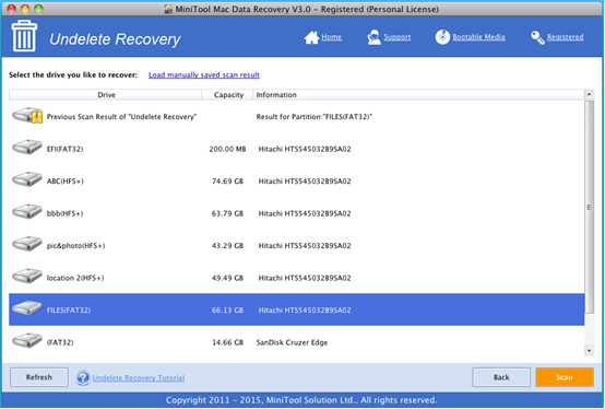 choose - the - target - partition - and - click - scan