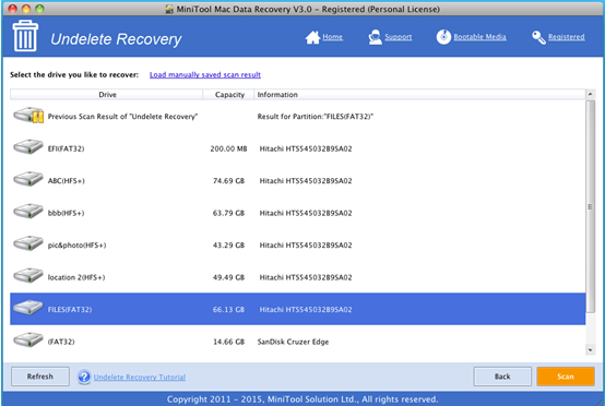 choose - certain - disk - drive - and - click - scan