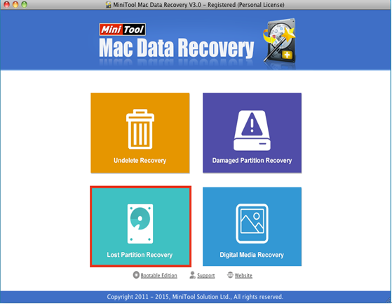 choose - lost - partition - recovery - to - deal - with - how - to - recover - data - from - Mac - hard - disk