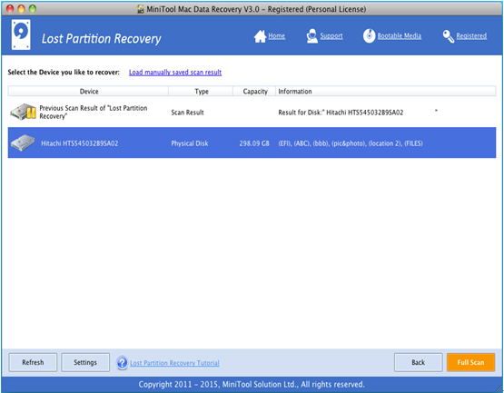 choose - the - target - partition - and - click - full - scan